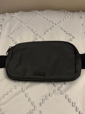 PINK Victoria's Secret Black Mini Waist Bag